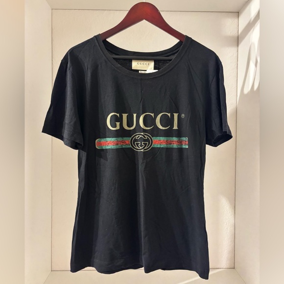 Gucci Other - Oversize washed Gucci T-shirt with logo (AUTHENTIC)